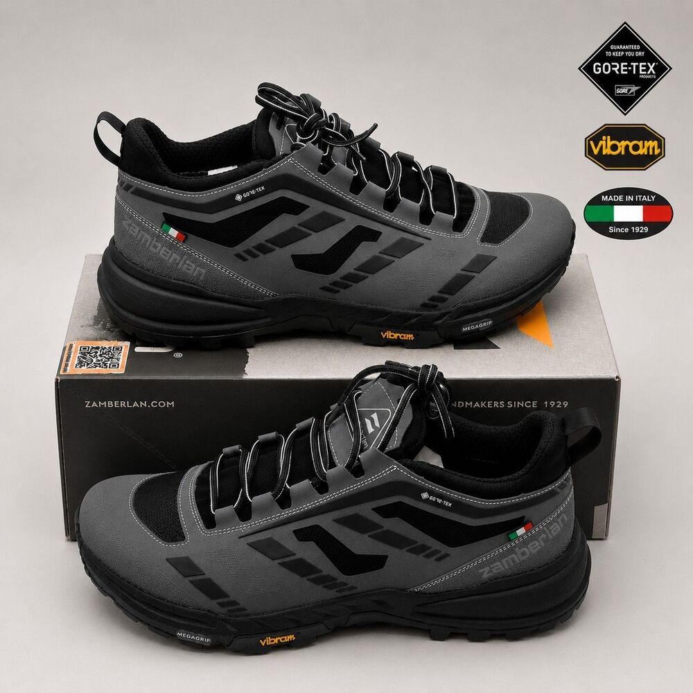 Zamberlan 220 Anabasis GTX Short Hiking Shoes Men’s Italy Vibram EU 45 US 10.5